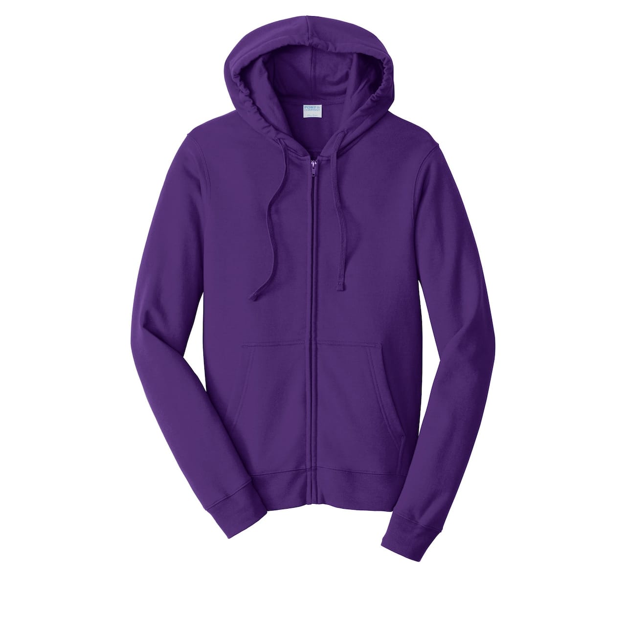 Port & Company® Fan Favorite Fleece Full-Zip Hooded Sweatshirt